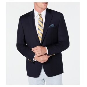 Lauren Ralph Lauren Mens UltraFlex Wool Classic Fit Suit Jacket Navy 42R E091392